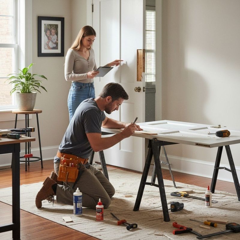 Interior Door Repair detail