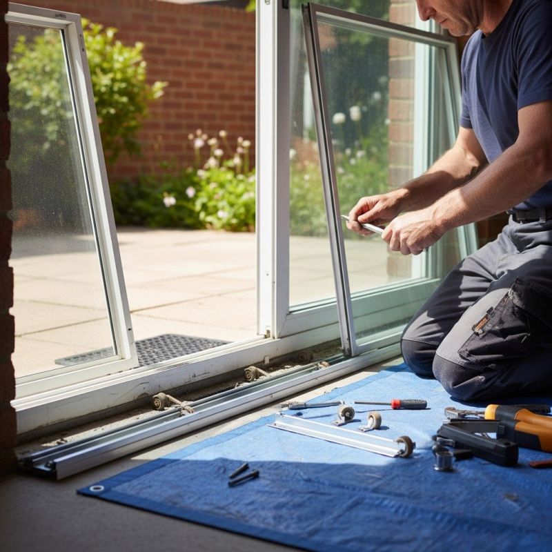 Patio Door Track Repair